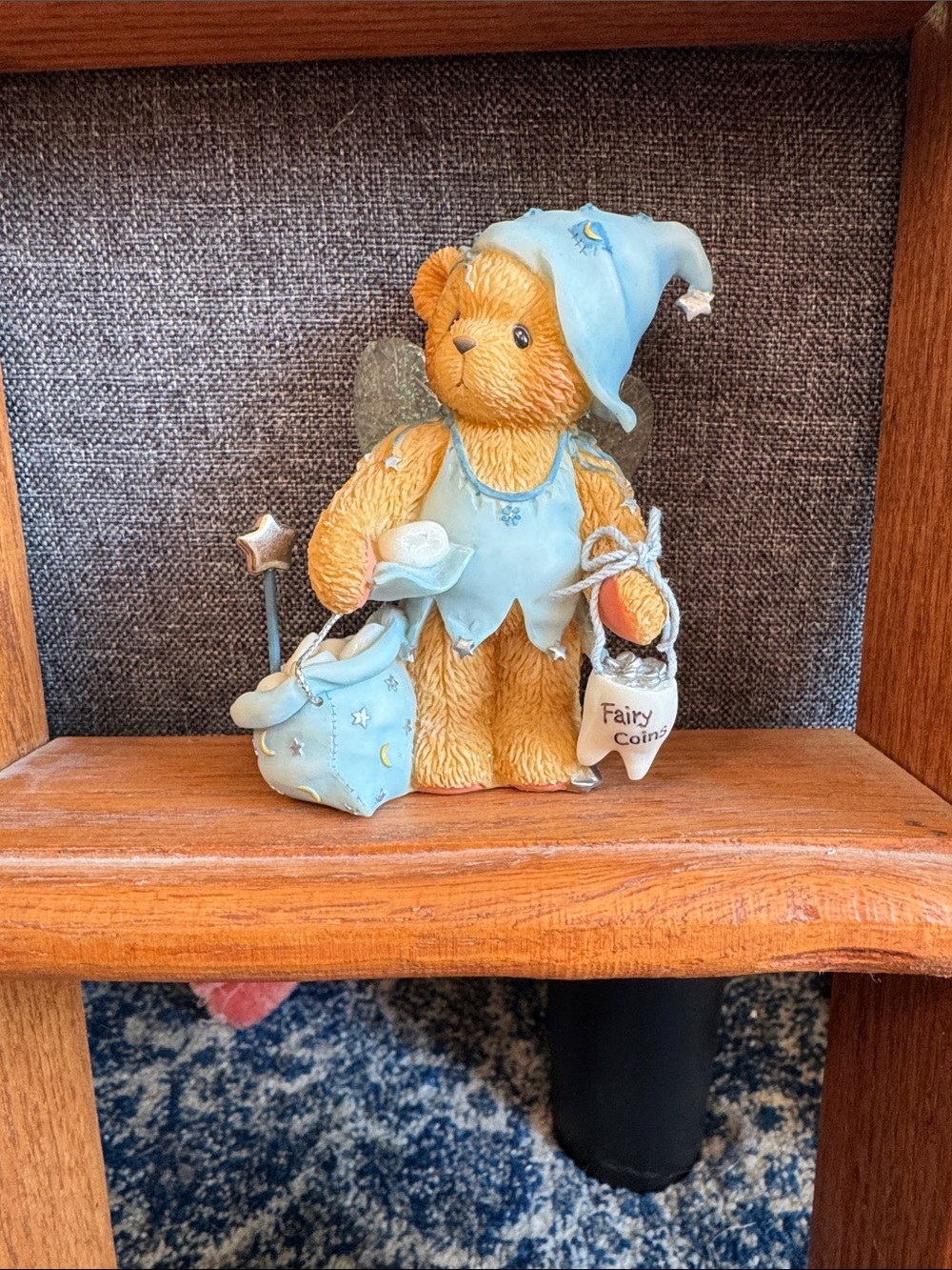 Blue Fairy Bear Figurine